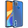 Xiaomi Redmi 10A Kılıf Kamera Korumalı Logo Gösteren Zore Omega Kapak