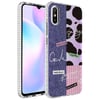 Xiaomi Redmi 9A Kılıf Airbag Kenarlı Renkli Desenli Silikon Zore Elegans Kapak