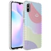 Xiaomi Redmi 9A Kılıf Airbag Kenarlı Renkli Desenli Silikon Zore Elegans Kapak