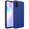 Xiaomi Redmi 9A Kılıf Metal Çerçeve ve Buton Tasarımlı Silikon Zore Luna Kapak