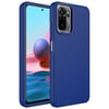 Xiaomi Redmi Note 10 Kılıf Metal Çerçeve ve Buton Tasarımlı Silikon Zore Luna Kapak