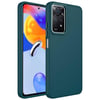 Xiaomi Redmi Note 11 Global Kılıf Metal Çerçeve ve Buton Tasarımlı Silikon Zore Luna Kapak