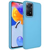 Xiaomi Redmi Note 11 Pro 5G Kılıf Metal Çerçeve ve Buton Tasarımlı Silikon Zore Luna Kapak