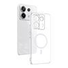 Xiaomi Redmi Note 13 Pro 4G Kamera Korumalı M-Safe Şarj Özellikli Şeffaf Zore London Sert PC Kapak