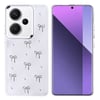 Xiaomi Redmi Note 13 Pro Plus 5G Kılıf Airbag Tasarımlı Simli Şeffaf Zore Kutup Kapak