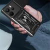 Xiaomi Redmi Note 14 Kılıf Magnetik Standlı Kamera Korumalı Zore Sürgülü Vega Kapak
