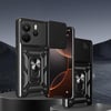 Xiaomi Redmi Note 14 Kılıf Magnetik Standlı Kamera Korumalı Zore Sürgülü Vega Kapak