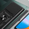 Xiaomi Redmi Note 15 4G Kılıf Magnetik Standlı Kamera Korumalı Zore Sürgülü Vega Kapak