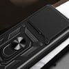 Xiaomi Redmi Note 15 5G Kılıf Magnetik Standlı Kamera Korumalı Zore Sürgülü Vega Kapak