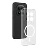 Xiaomi Redmi Note 15 Pro Plus Kamera Korumalı M-Safe Şarj Özellikli Şeffaf Zore London Sert PC Kapak