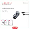 Xo-CC46 18W Çıkışlı Type-C Kablolu Araç Çakmaklık Şarj Aleti
