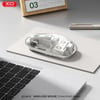 XO XO-M12  Şeffaf Tasarım Renkli Alt Yüzey TYPE-C Şarj 300 Mah Dahili Bataryalı Şarjlı Kablosuz Mouse