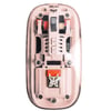 YK Design YK-M377 Bluetooth + Wireless 1600dpi Slim Şeffaf Sessiz Mouse