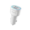 Zore CC-01 Hızlı Şarj Özellikli LED Işıklı Dual USB Araç Şarj Başlığı 18W