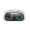 Zore GD-2403 Mikrofonlu RGB TWS Çift 4 inç Stereo Bass Kablosuz Karaoke Hoparlör