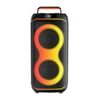 Zore GD-2608 Dijital LED Göstergeli FM Radyolu Mikrofonlu RGB TWS Çift 6.5 inç Stereo Bass Kablosuz Karaoke Hoparlör