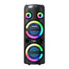 Zore GD-2851 Dijital LED Göstergeli FM Radyolu Mikrofonlu RGB TWS Çift 8 inç Stereo Bass Kablosuz Karaoke Hoparlör