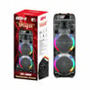 Zore GD-2897 Dijital LED Göstergeli Mikrofonlu RGB TWS Çift 8 inç Stereo Bass Kablosuz Karaoke Hoparlör