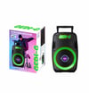 Zore GD-929 Mikrofonlu RGB TWS 8 inç Stereo Bass Kablosuz Karaoke Hoparlör