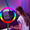 Zore MJ-56 Uzaktan Kumandalı 21 inç Işıklı Telefon Tutucu Ring Light