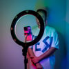Zore MJ38 RGB 25W Ring Light Canlı Yayın 38cm USB'li ve Telefon Stand