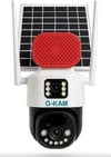 O-KAM-7015 4G SİM KARTLI SOLAR PANELLİ 2 LENSLİ PTZ KAMERA 3MP+3MP