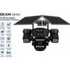 O-KAM OK-333 PREMİUM 4G SOLAR 4 KAMERALI PTZ KAMERA 3MP+3MP+3MP+3MP