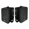 WÖLLER W-4100TS SİYAH 10CM TRAFOLU SÜTUN HOPARLÖR (WALL)