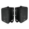 WÖLLER W-4100TS SİYAH 10CM TRAFOLU SÜTUN HOPARLÖR (WALL)