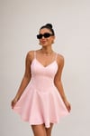 BELLA PEMBE ELBİSE