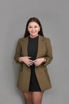 Gigi Yeşil Blazer Ceket