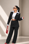 Monroe Etekli Pantolon Blazer Takım