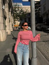 Sienna Çizgili Bluz