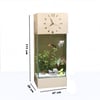 Led ışıklı Saat Kule Akvaryum Deka-378 ekru krem