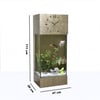 Led ışıklı Saat Kule Akvaryum Deka-926 antik bronz
