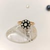 0.39ct Elmas Gül Modeli Yüzük 8K Altın HD videolu
