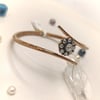 0.44ct Elmas Taşlı Gül Modeli Bileklik Kelepçe 8 Ayar Altın HD videolu