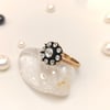 0.44ct Elmas Gül Modeli Yüzük 8 Ayar Altın HD videolu