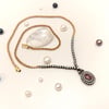 0.59ct Yakut 0,76ct Elmas Taşlı Oval Gerdanlık Kolye 8K Altın HD VİDEOLU