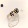 0.49ct Elmas Gül Modeli Yüzük 8 Ayar Altın HD videolu
