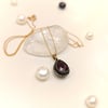 1,50ct Yakut 0,11ct Elmas Taşlı Damla Kolye 8K Altın HD VİDEOLU
