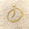 2.7mm Halat Zincir Bileklik Künye 22 Ayar Altın HD VİDEOLU
