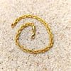 4mm Halat Zincir Bileklik Künye 22 Ayar Altın HD VİDEOLU
