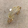 Dorika Toplu Kazze Zincirli Kelepçe Bilezik 14 Ayar Altın HD VİDEOLU