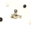 10mm Top İnci Kilit Klips 14 Ayar Altın HD VİDEOLU