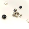 10mm Top İnci Kilit Klips 14 Ayar Altın HD VİDEOLU