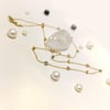 3mm Dorika Toplu Kolye 14 Ayar Altın 4K VİDEOLU