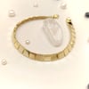 Kare Zincir Bileklik Künye 14 Ayar Altın HD VİDEOLU