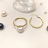 18.2mm Klasik Halka Küpe 14 Ayar Altın