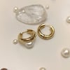 18mm Dövmeli Halka Küpe 14 Ayar Altın HD VİDEOLU